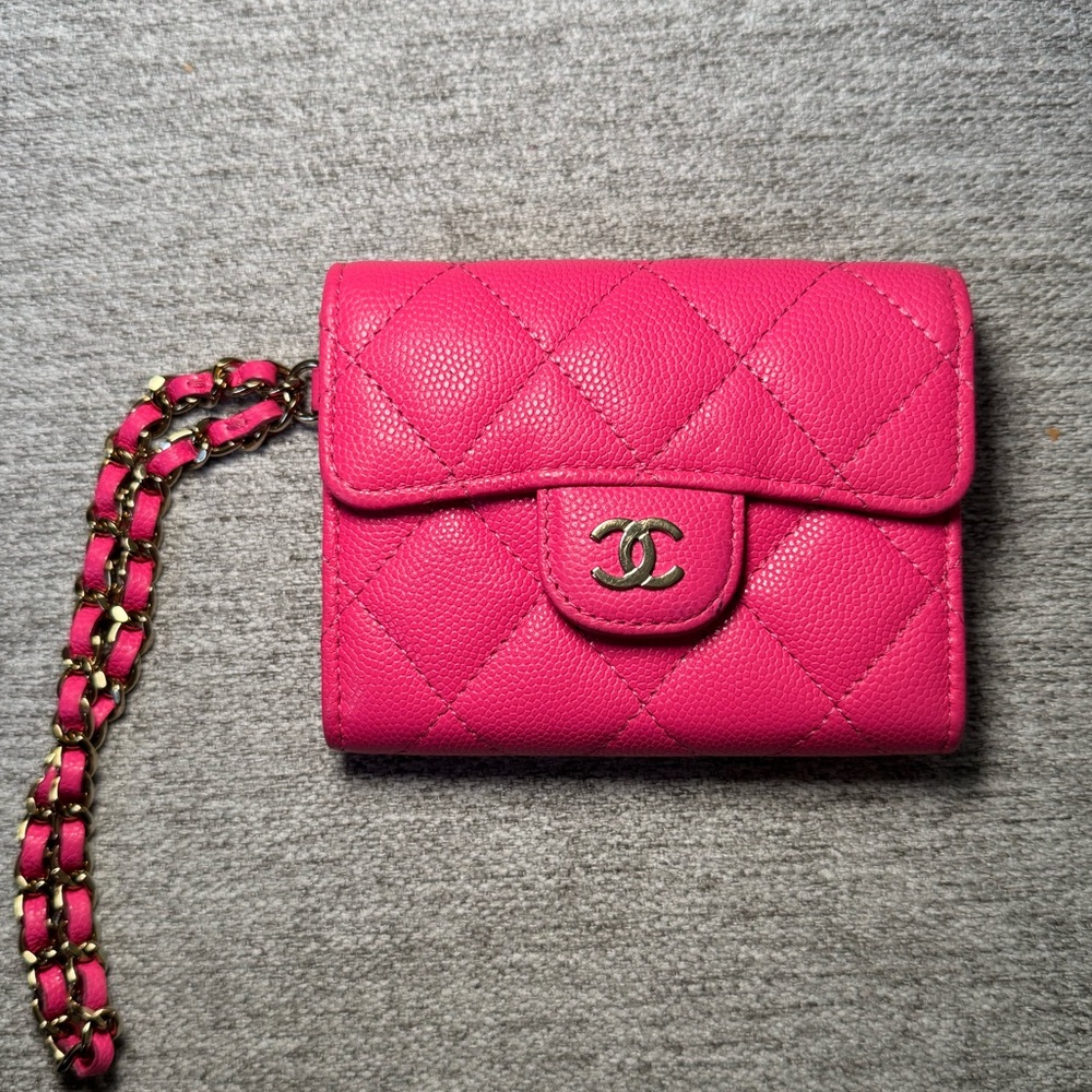 CHANEL CARD HOLDER/WALLET ON CHAIN